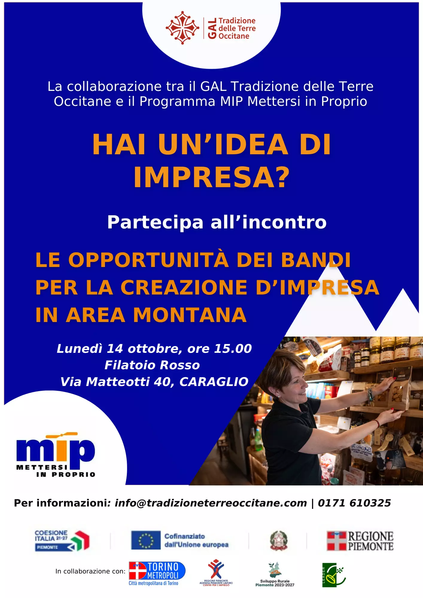 Incontro GAL per nuove imprese