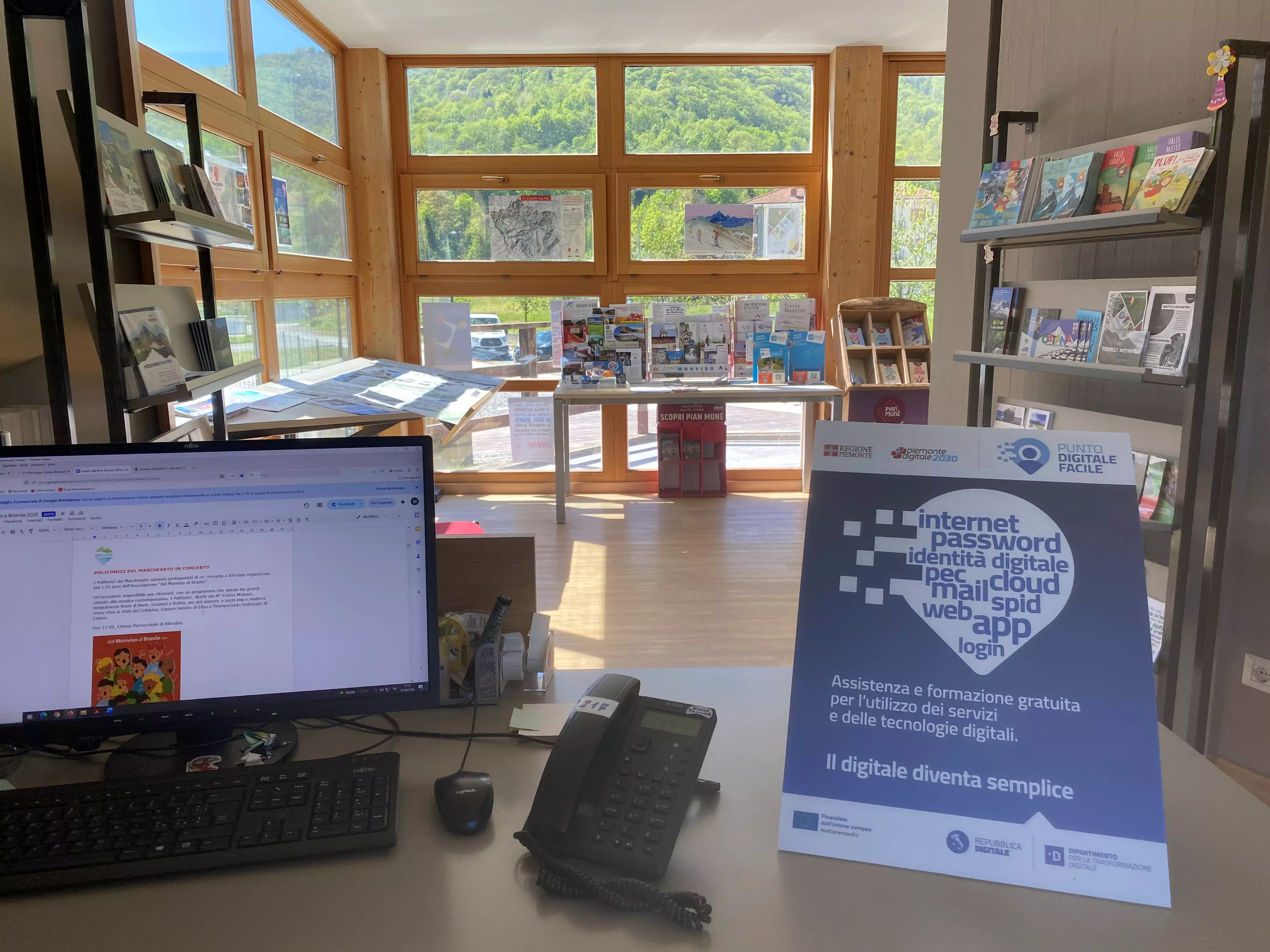 sportello fdigitale presso l'Unione Monviso